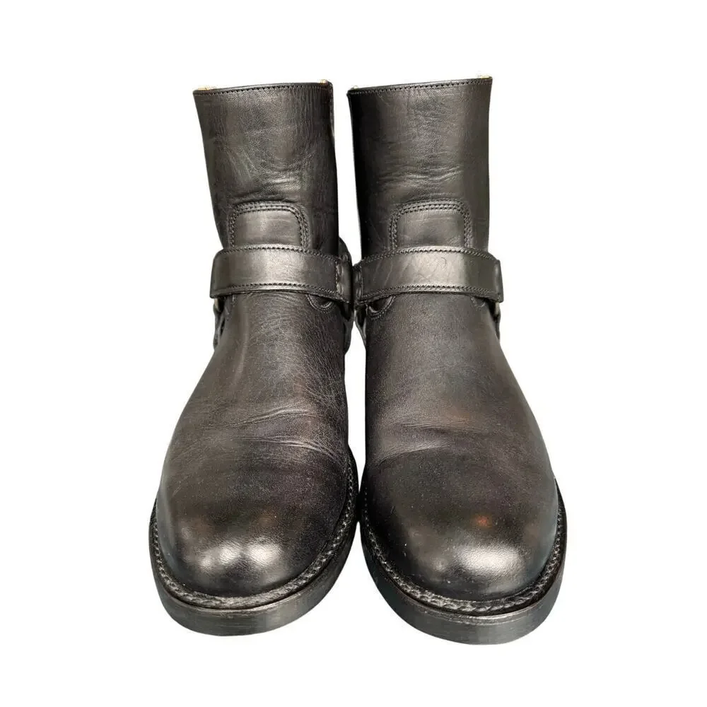 FRYE Philip Harness boots, size Men's 12; 100% Premium Leather; Biker; Western